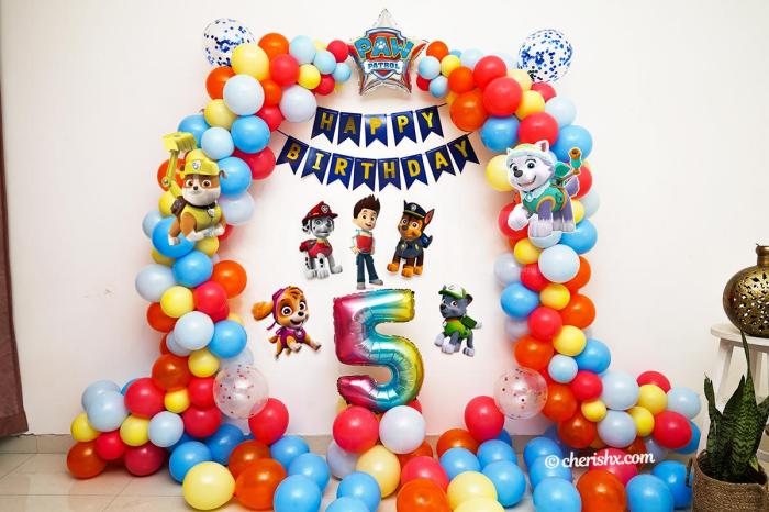 Paw patrol birthday decoration