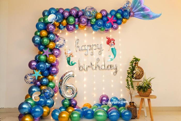 Mermaid birthday decoration ideas