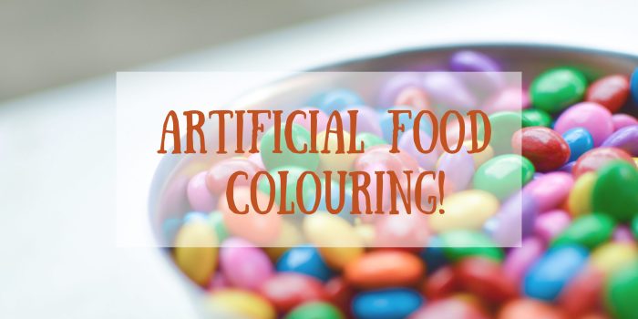 Artificial food coloring and behavior