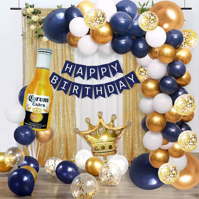 Decoration ideas for men's birthday party