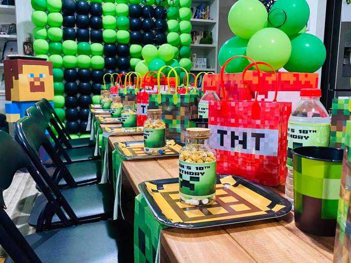 Party minecraft birthday ideas