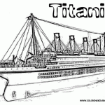 Titanic coloring pages