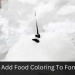 Can you add food coloring to fondant