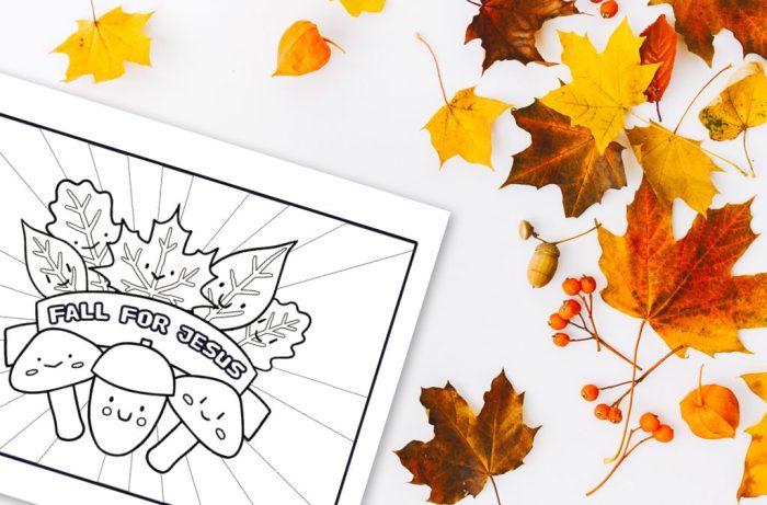 Biblical fall coloring pages