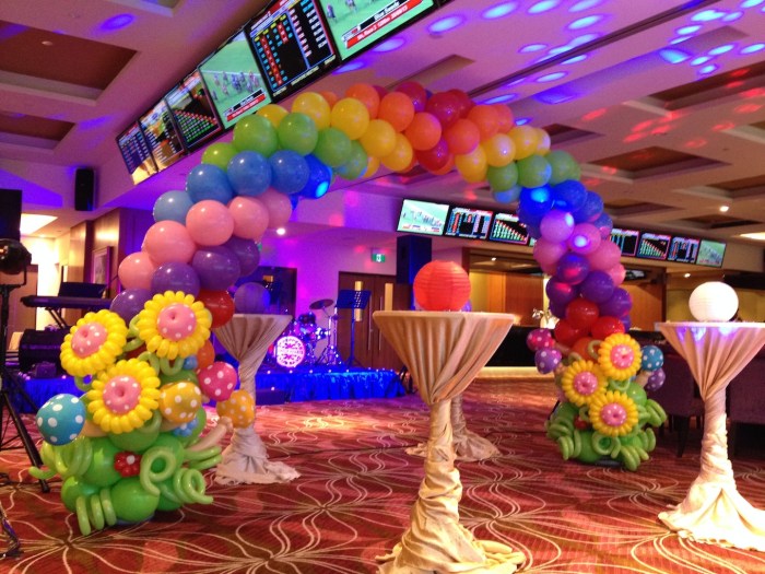 Balloon decoration for birthday party