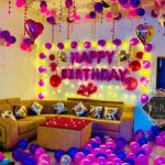 Room decoration in birthday