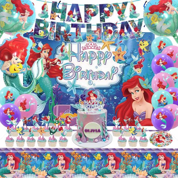 Little mermaid decoration party