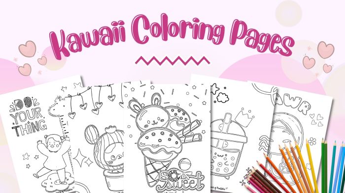 Pretty coloring pages