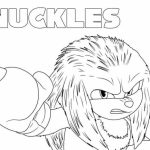 Knuckles coloring pages