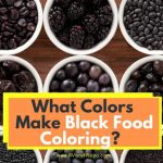 What colors of food coloring make black