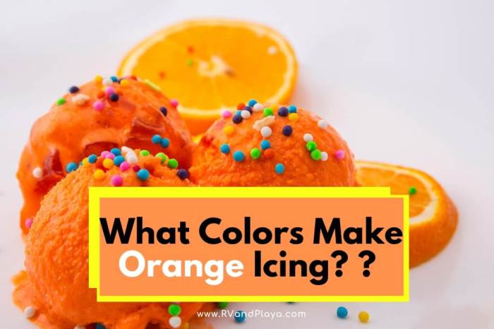 How do you make orange food coloring