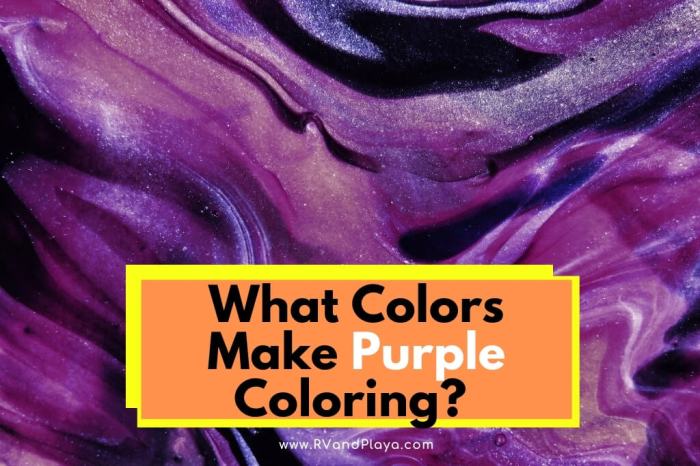 Natural food coloring purple