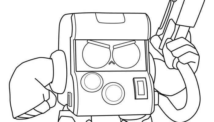 Brawl stars coloring pages