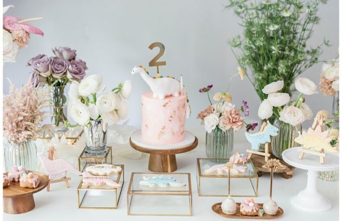 Cake table decoration ideas for birthday