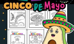 Cinco de mayo coloring pages