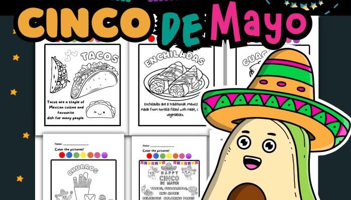 Cinco de mayo coloring pages