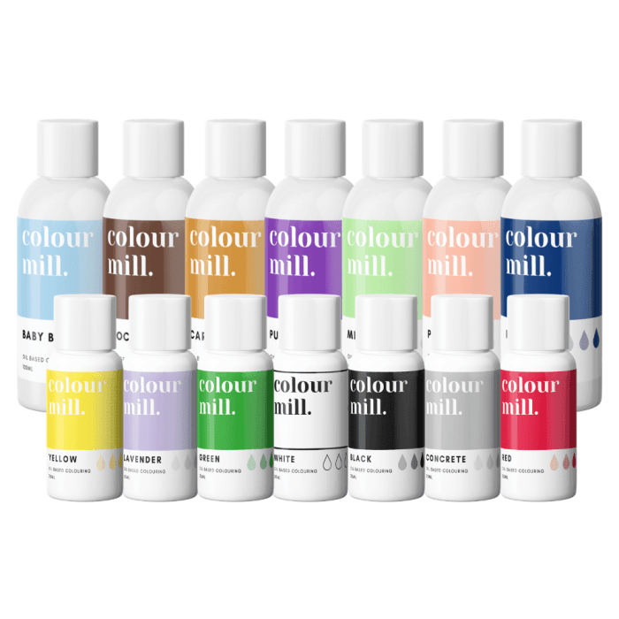 Coloring mill 20ml colours 100ml