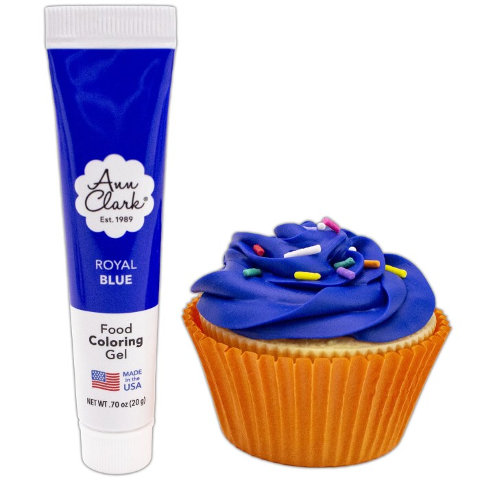 Ann clark royal blue food coloring gel