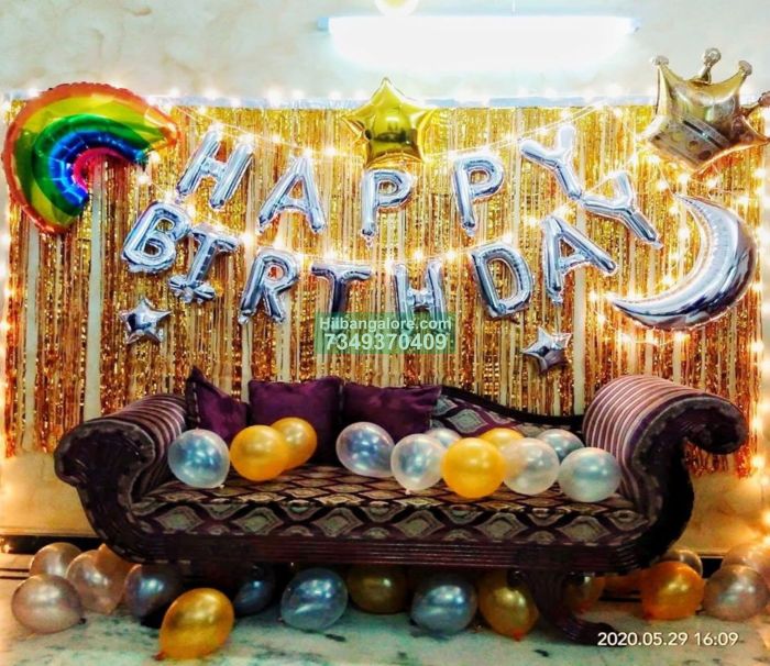 Birthday party theme decoration