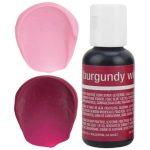 Burgundy gel food coloring