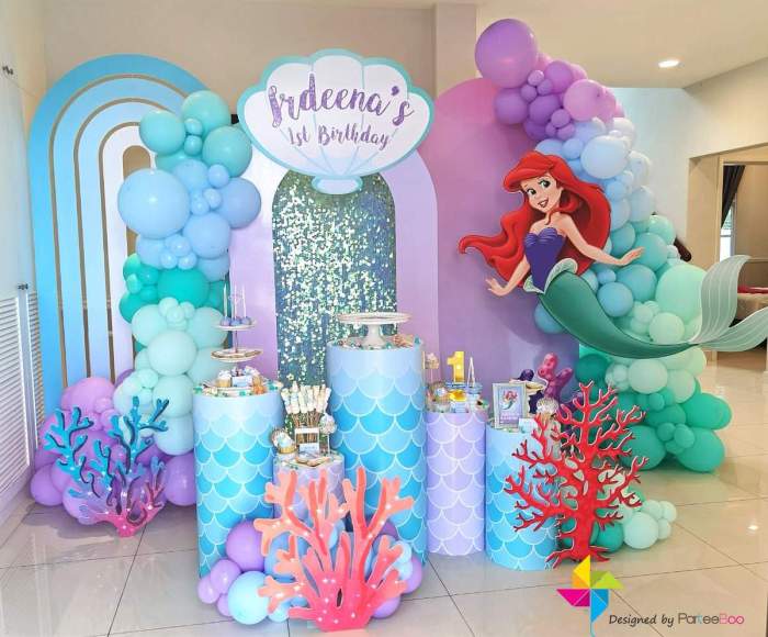 Little mermaid decoration party