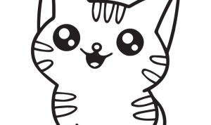 Printable kitten coloring pages