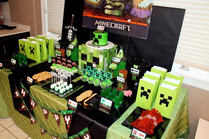 Minecraft decoration ideas for birthday