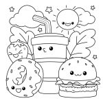 Free food coloring sheets