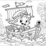 Pirate coloring pages