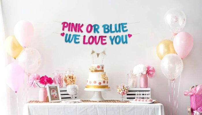 Decoration gender reveal party