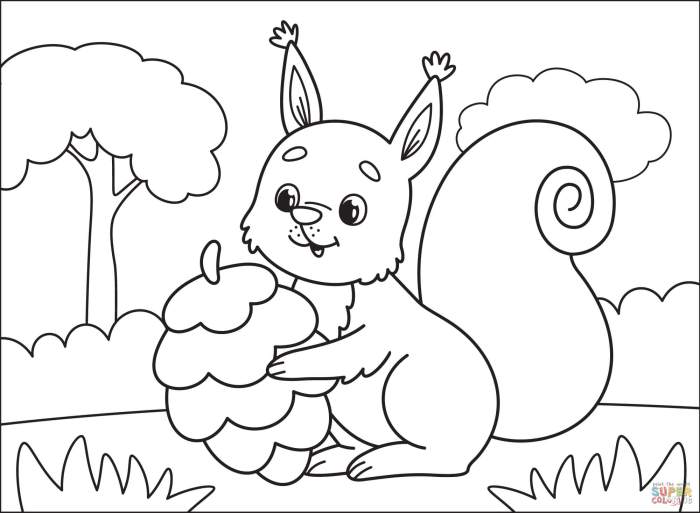 Fall coloring pages print kids