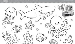 Blue coloring things pages color printable getcolorings print