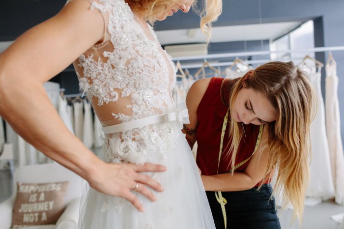 Wedding dress alterations los angeles