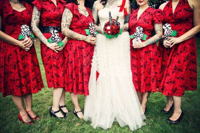 Rock roll wedding dresses