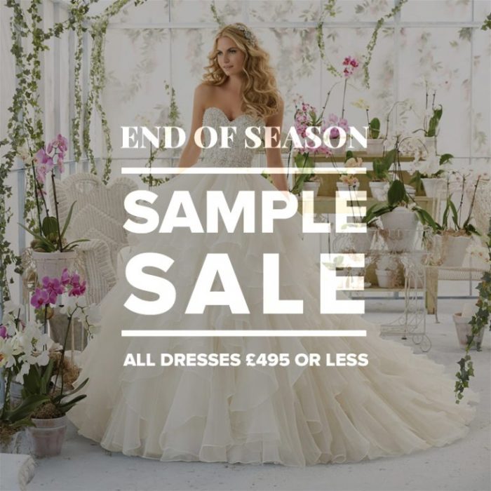 Sample wedding dress sale online