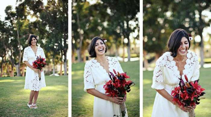 Rock and roll wedding dress