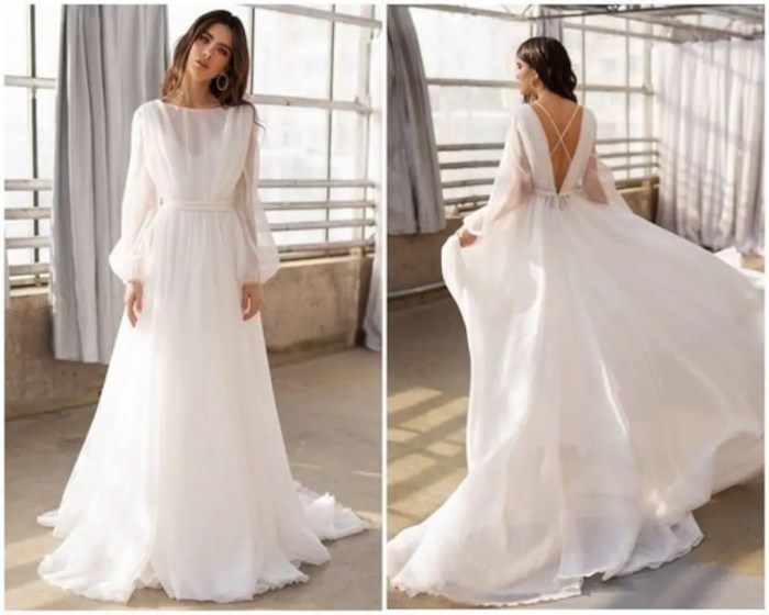 Simple wedding plus size dresses