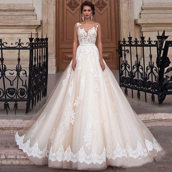 Romantic wedding princess wedding dresses 2020