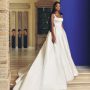 Satin Square Neck Wedding Dresses